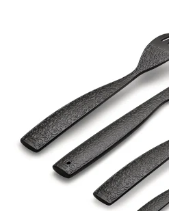 Alessi Bestekset Dressed En Plein Air Black (4-Delig)