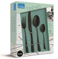 Amefa Bestekset Austin Black (24-delig) New
