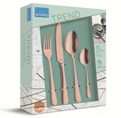 Bestekset Amefa Austin Copper (24-delig)