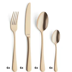 Bestekset Amefa Austin Gold (24-delig)