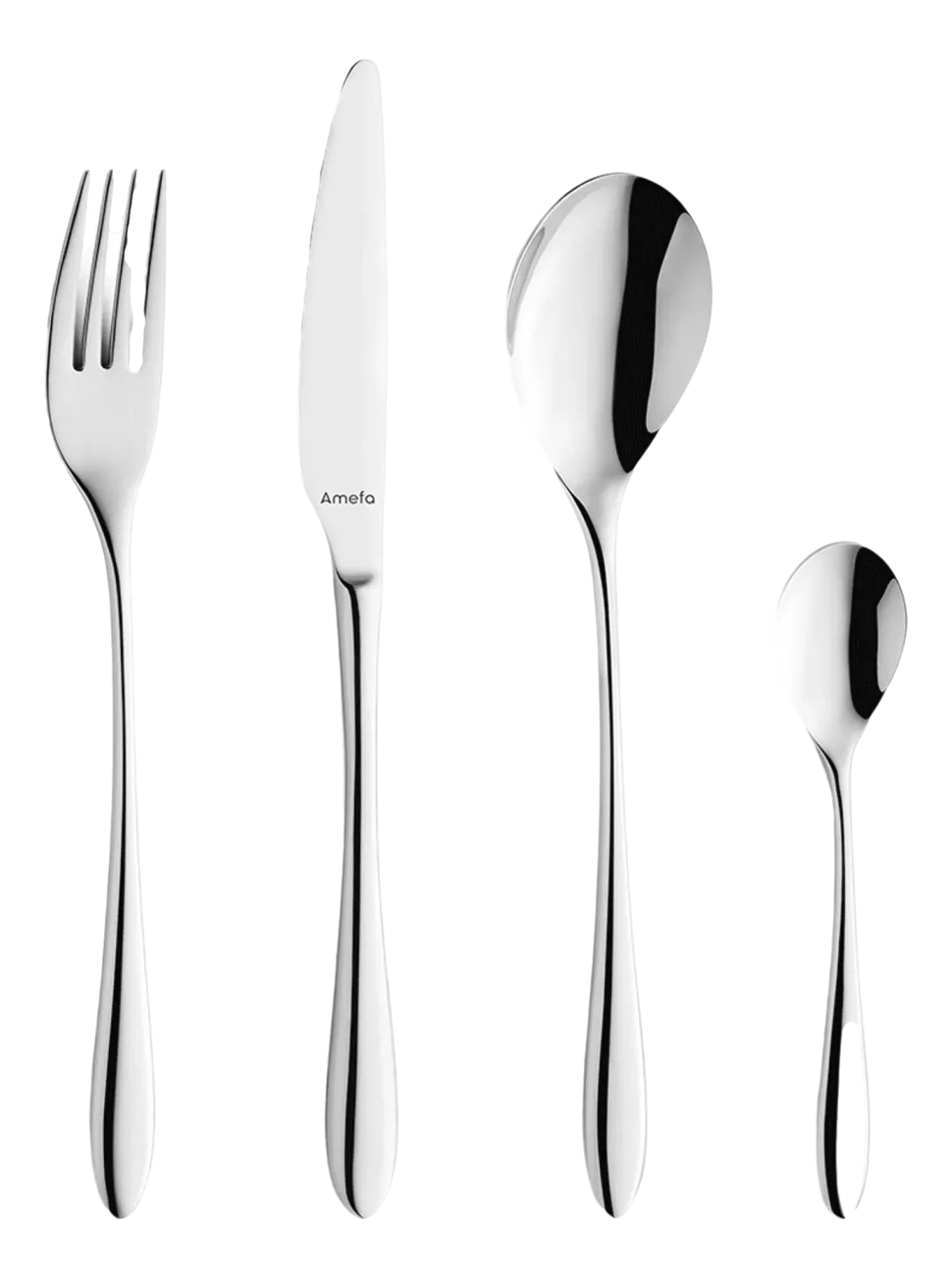Bestekset Amefa Cuba Zilverkleurig (24-Delig)