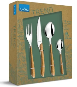 Amefa Bestekset Eclat Brown (16-delig) Online