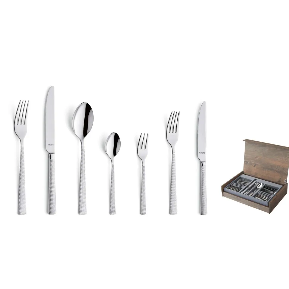 Bestekset Amefa Jewel Zilver (84-delig)