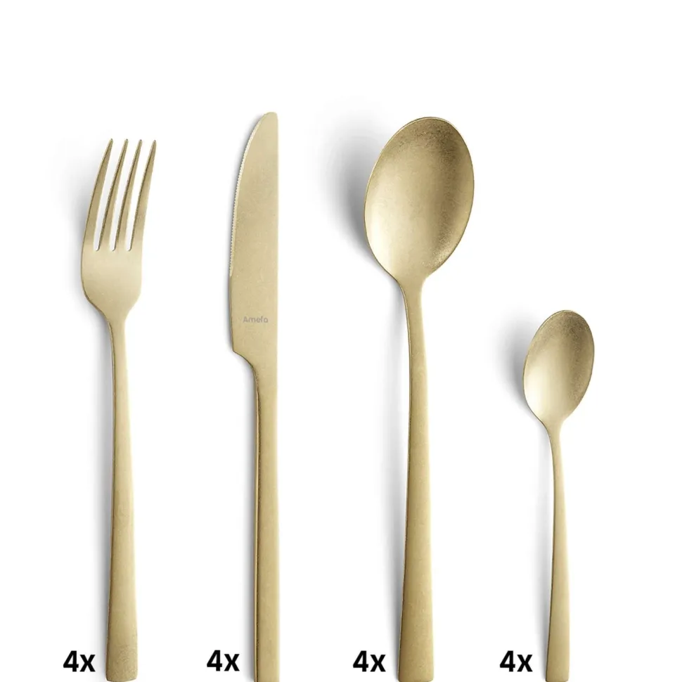 Bestekset Amefa Manille Champagne (16-delig)