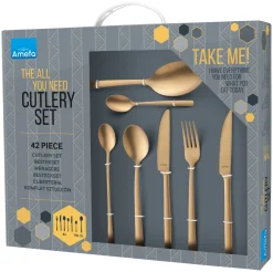 Amefa Bestekset Manille Mat Goud (42-delig) Best