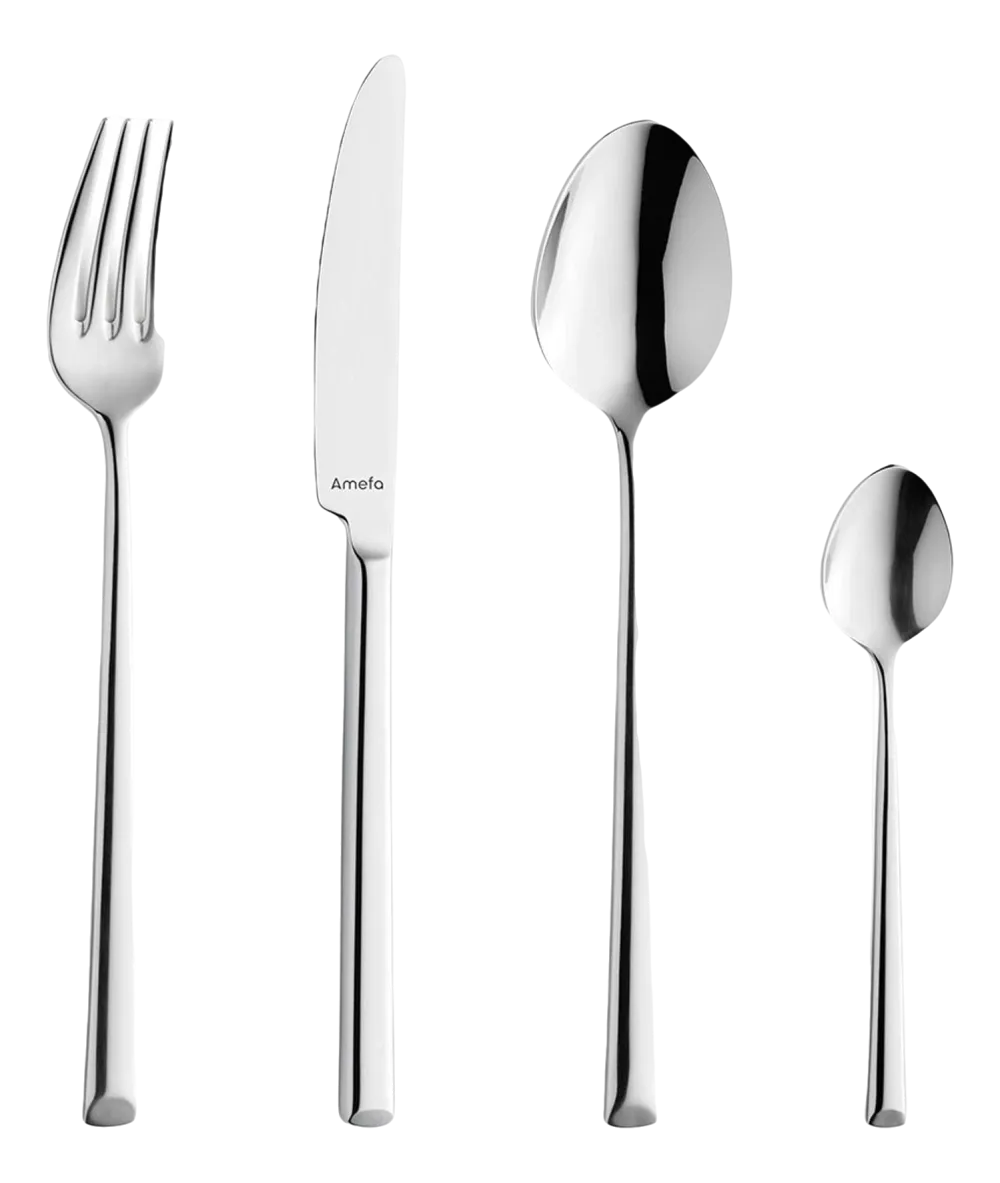 Amefa Bestekset Metropole Zilverkleurig (24-Delig) Clearance