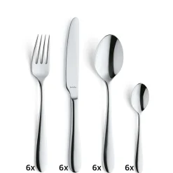 Bestekset Amefa Oxford Zilver (24-delig)