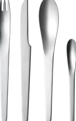 Georg Jensen Bestekset Arne Jacobsen RVS Mat (4-delig) New