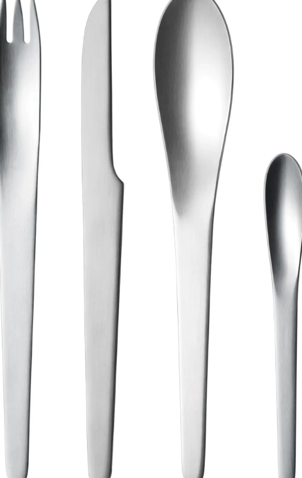 Georg Jensen Bestekset Arne Jacobsen RVS Mat (4-delig) New