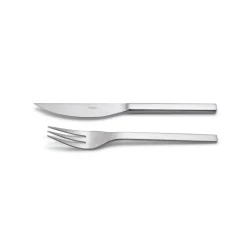 Bestekset Hofats Steak Zilver (set van 8)