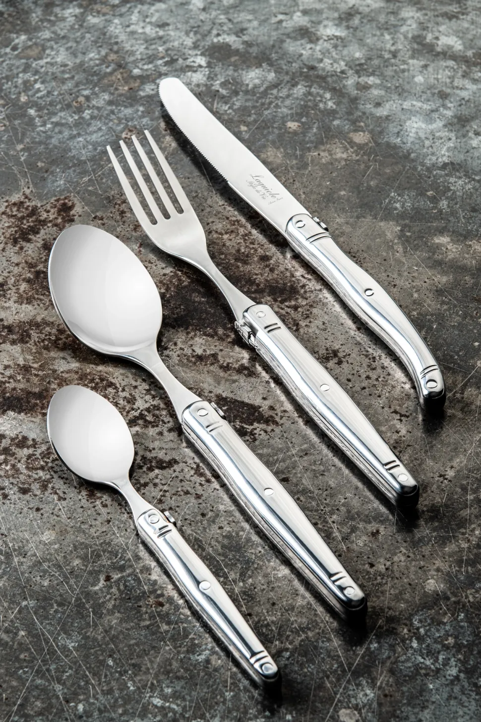 Bestekset Laguiole Style de Vie Premium Line RVS (24-Delig)