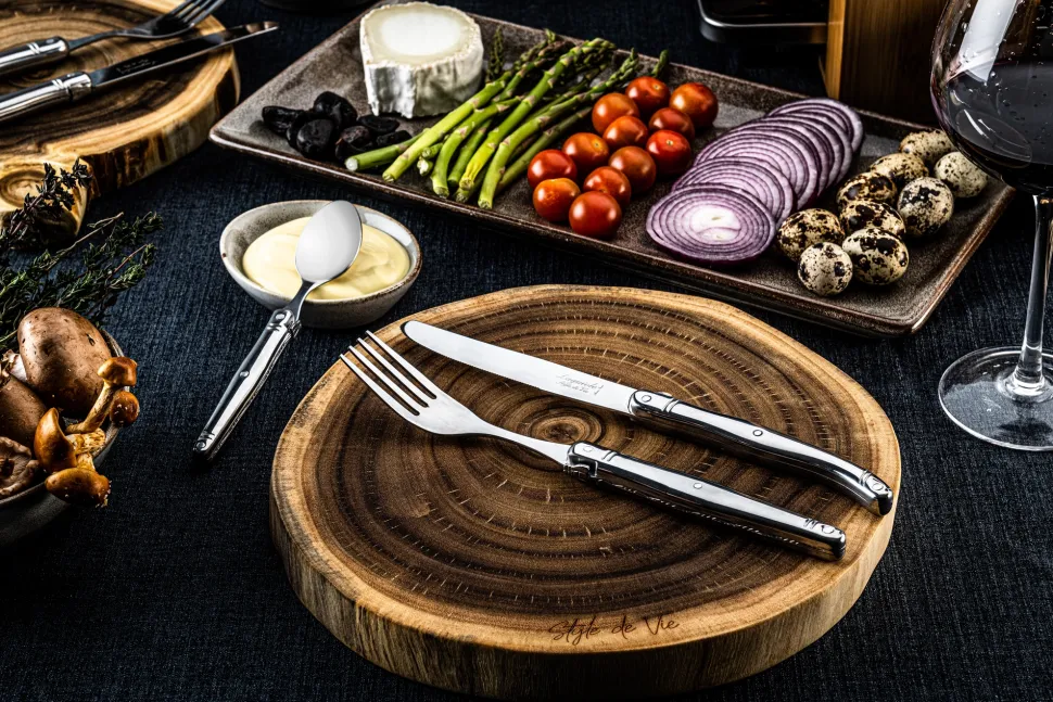 Bestekset Laguiole Style de Vie Premium Line RVS (24-Delig)