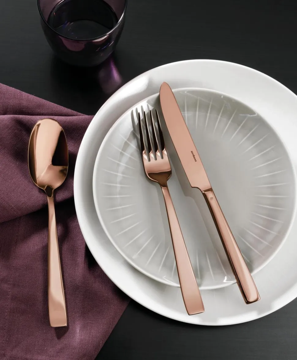 Bestekset Sambonet Flat PVD Copper (30-Delig)