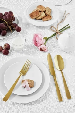 Bestekset Sambonet Flat PVD Gold (36-Delig)