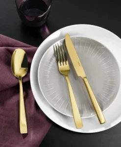 Bestekset Sambonet Flat PVD Gold (36-Delig)
