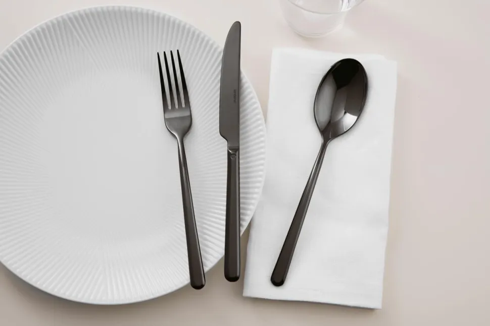 Bestekset Sambonet Linear PVD Black (30-Delig)