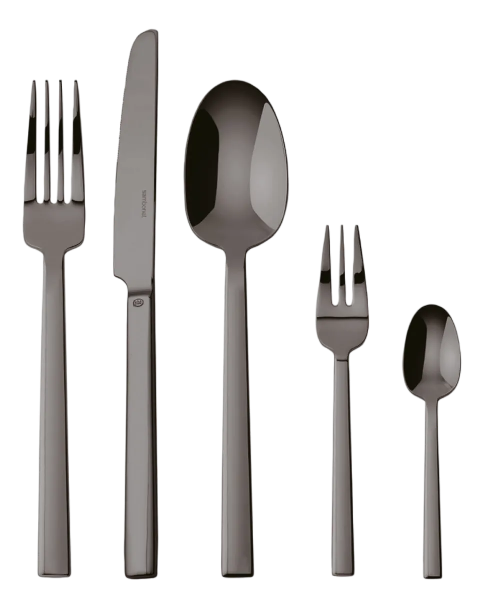 Bestekset Sambonet Neutra Mirror PVD 2Black (30-Delig)