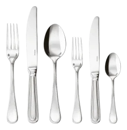 Bestekset Sambonet Perles Solid Handle (72-Delig)