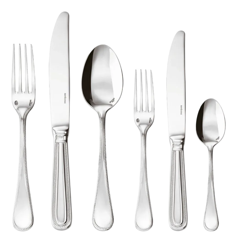 Bestekset Sambonet Perles Solid Handle (72-Delig)
