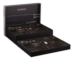 Bestekset Sambonet Perles Solid Handle (72-Delig)