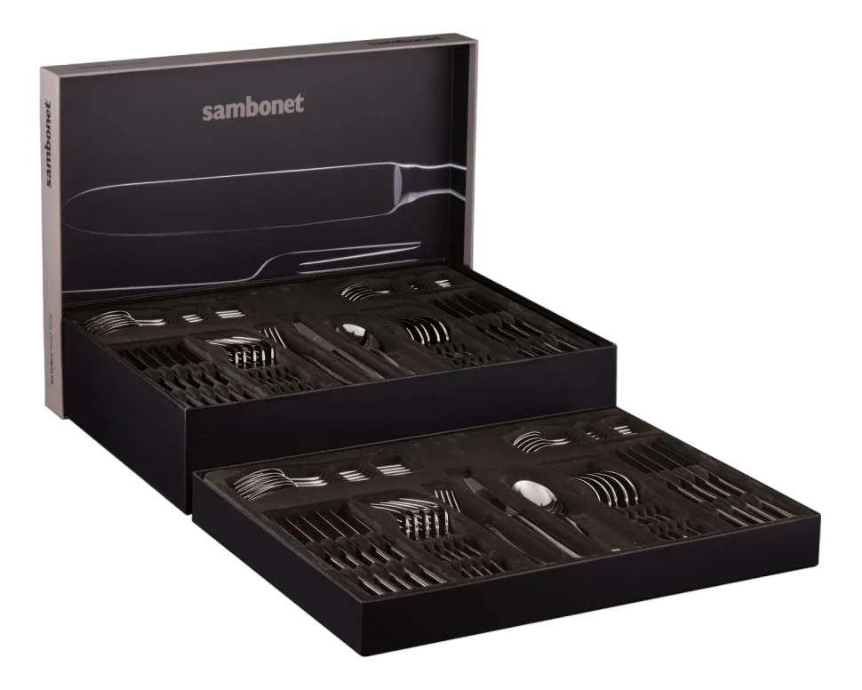 Bestekset Sambonet Perles Solid Handle (72-Delig)