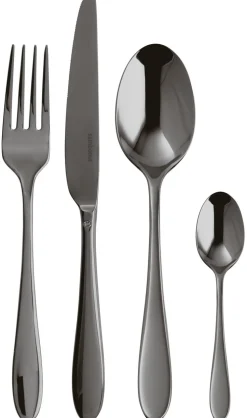 Bestekset Sambonet Velvet Mirror PVD 2Black (24-Delig)