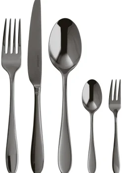 Bestekset Sambonet Velvet Mirror PVD 2Black (30-Delig)