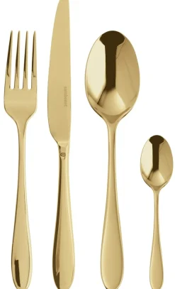 Bestekset Sambonet Velvet PVD Gold (24-Delig)