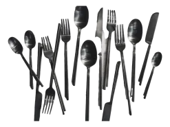 Bestekset Serax Dune Cutlery By Kelly Wearstler Black Gift Box (5-delig)
