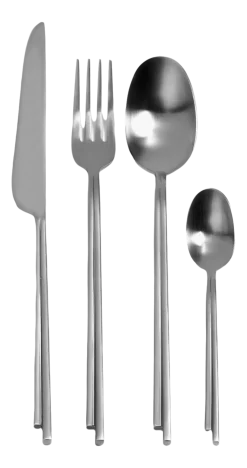 Bestekset Serax Dune Cutlery By Kelly Wearstler Steel Grey Gift Box (24-delig)