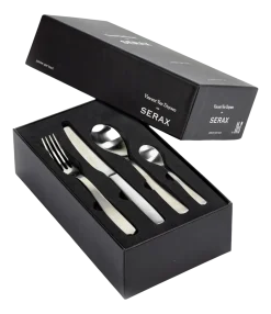 Bestekset Serax Passe-Partout Cutlery By Vincent Van Duy Steel Grey Gift Box (24-delig)
