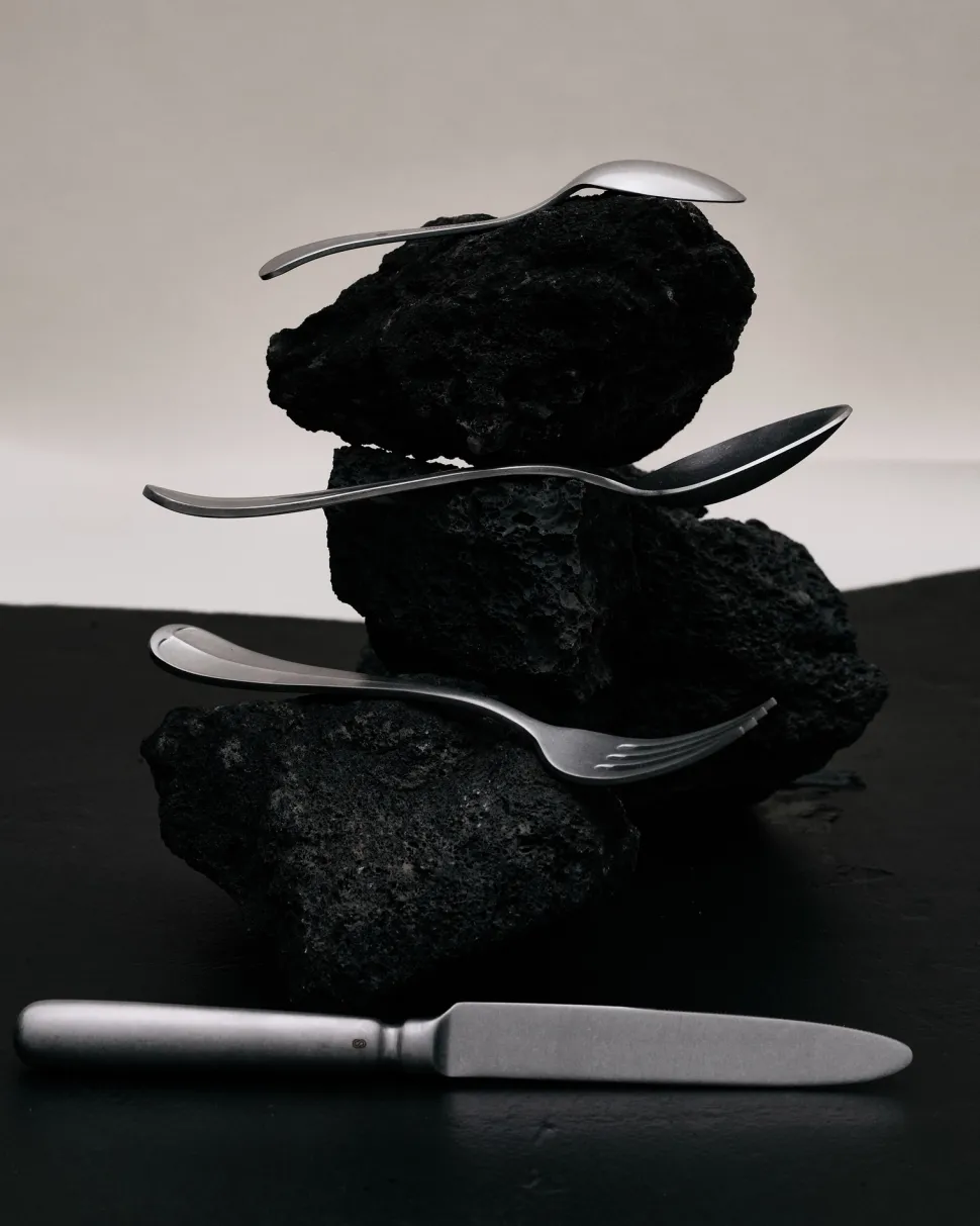 Bestekset Serax Surface Cutlery By Sergio Herman Steel Grey (24-delig)