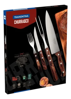 Bestekset Tramontina Churrasco Bruin (14-Delig)