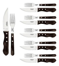 Bestekset Tramontina Jumbo Bruin (12-Delig)