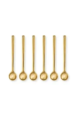 VT Wonen Bestek vtwonen Spoons Porcelain Gold (Set van 6) New