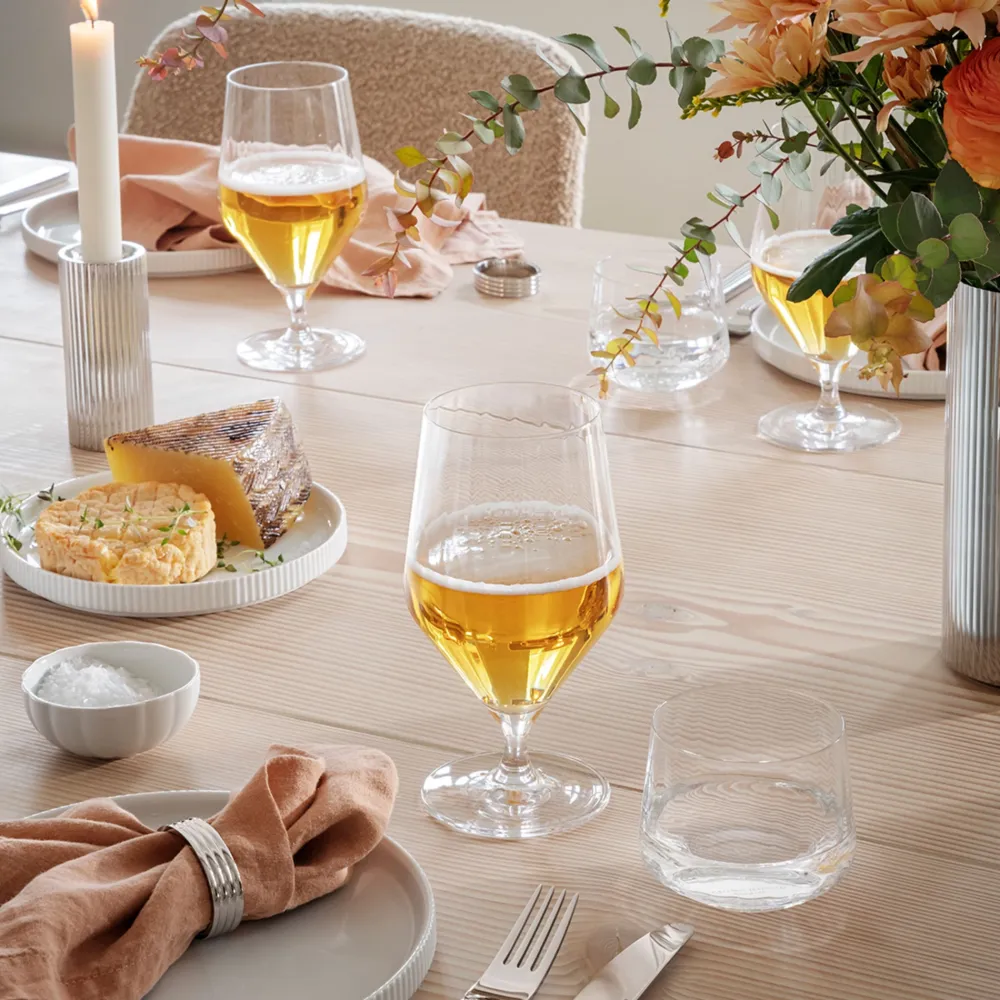 Georg Jensen Bierglas Bernadotte Crystalline 520 ml (Set van 6) Best