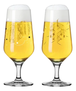 Bierglas Ritzenhoff Brauchzeit #1 #2 374 ml (Set van 2)