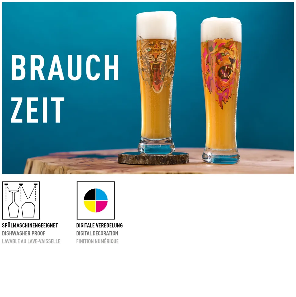 Bierglas Ritzenhoff Brauchzeit #13 #14 646 ml (Set van 2)