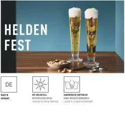 Ritzenhoff Bierglas Heldenfest #19 385 ml New