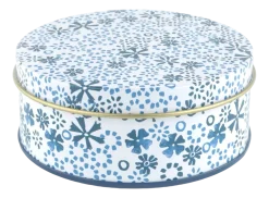 Bunzlau Castle Blik met Onderzetters Indigo Lace Blauw (7-Delig) Sale