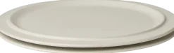 Bord Bolia Edge Ecru 27 cm (Set van 2)