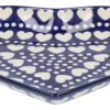 Bord Bunzlau Castle Hart Medium Blue Valentine