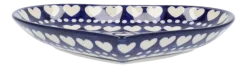 Bord Bunzlau Castle Hart Medium Blue Valentine
