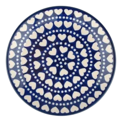 Bunzlau Castle Bord Plat Blue Valentine (19,5 cm) Clearance