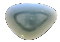 Bord Gastro Medium Grey Blue Ovaal 22 x 16 cm (4-delig)