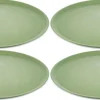Koziol Bord Bio-Circulair Connect Nature Leaf Green 25,5 cm (4-Delig) New
