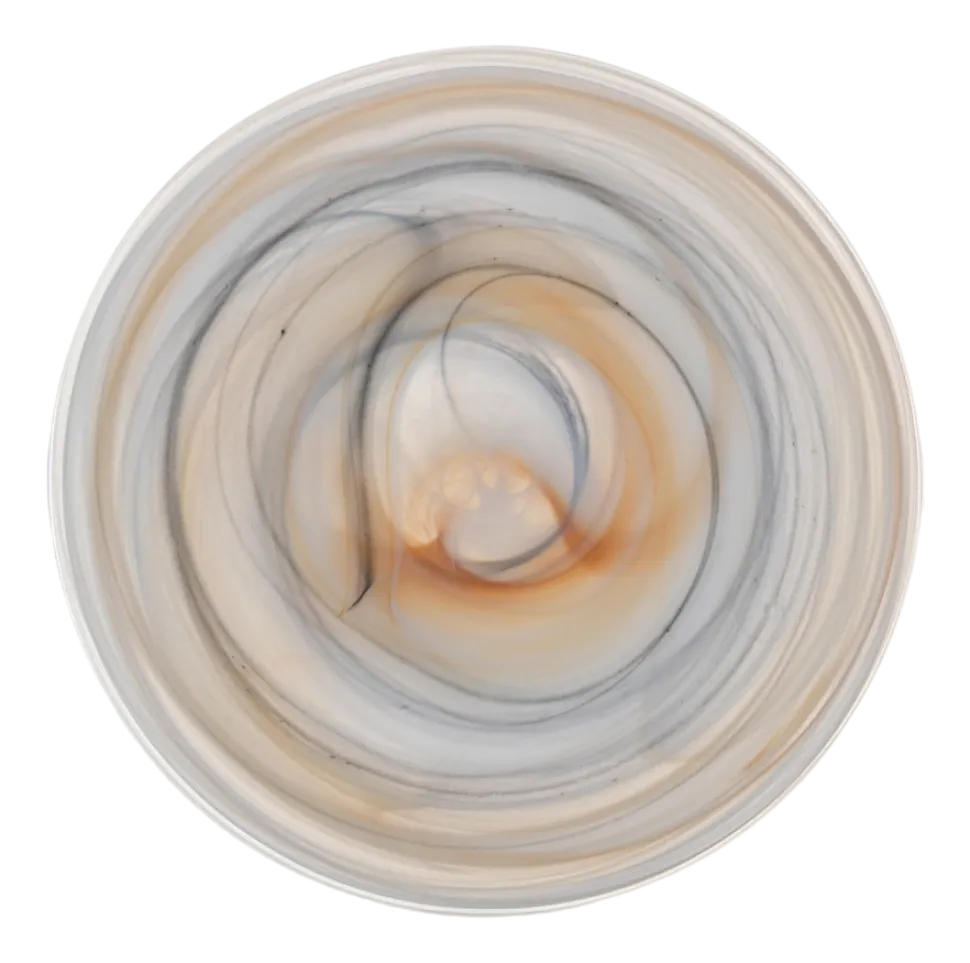 Bord Leonardo Alabastro Beige Black 28 cm (2-delig)