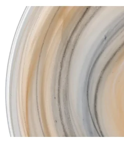Bord Leonardo Alabastro Beige Black 28 cm (2-delig)