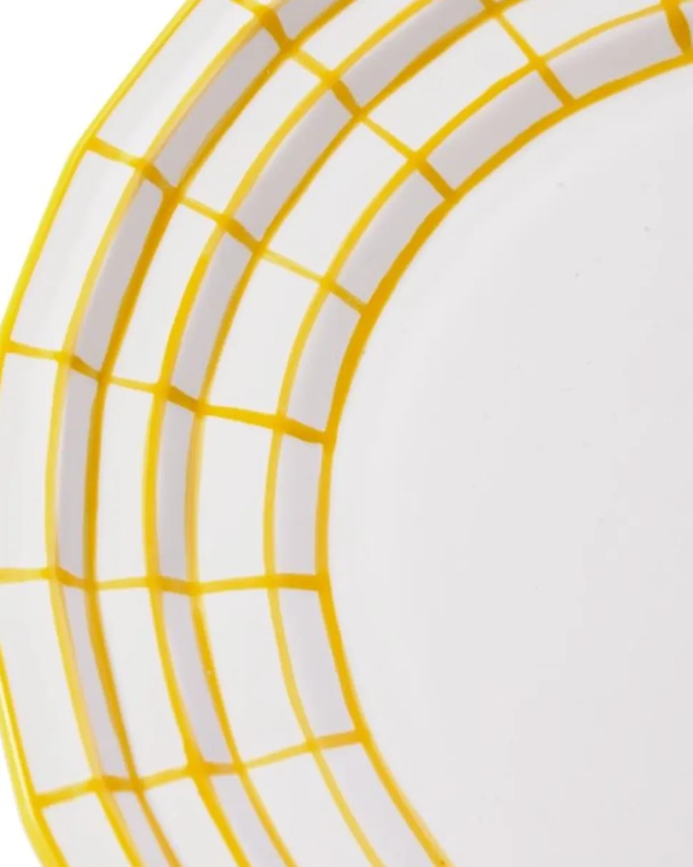 Bord POLSPOTTEN Digi Yellow L (Set van 2)