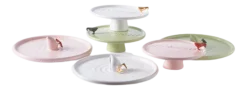 Bord POLSPOTTEN Plate Diving Duck Light Pink Ø40